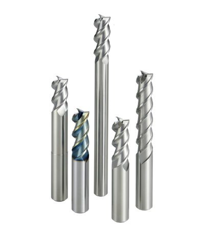 HRC55° series solid carbide 4-flute milling cutter