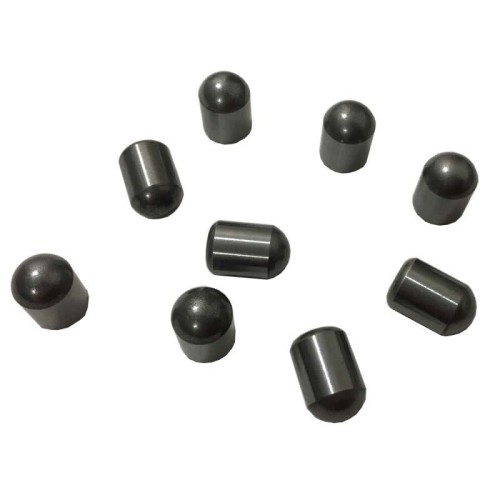 Different shapes and sizes of tungsten carbide pins for HPGR